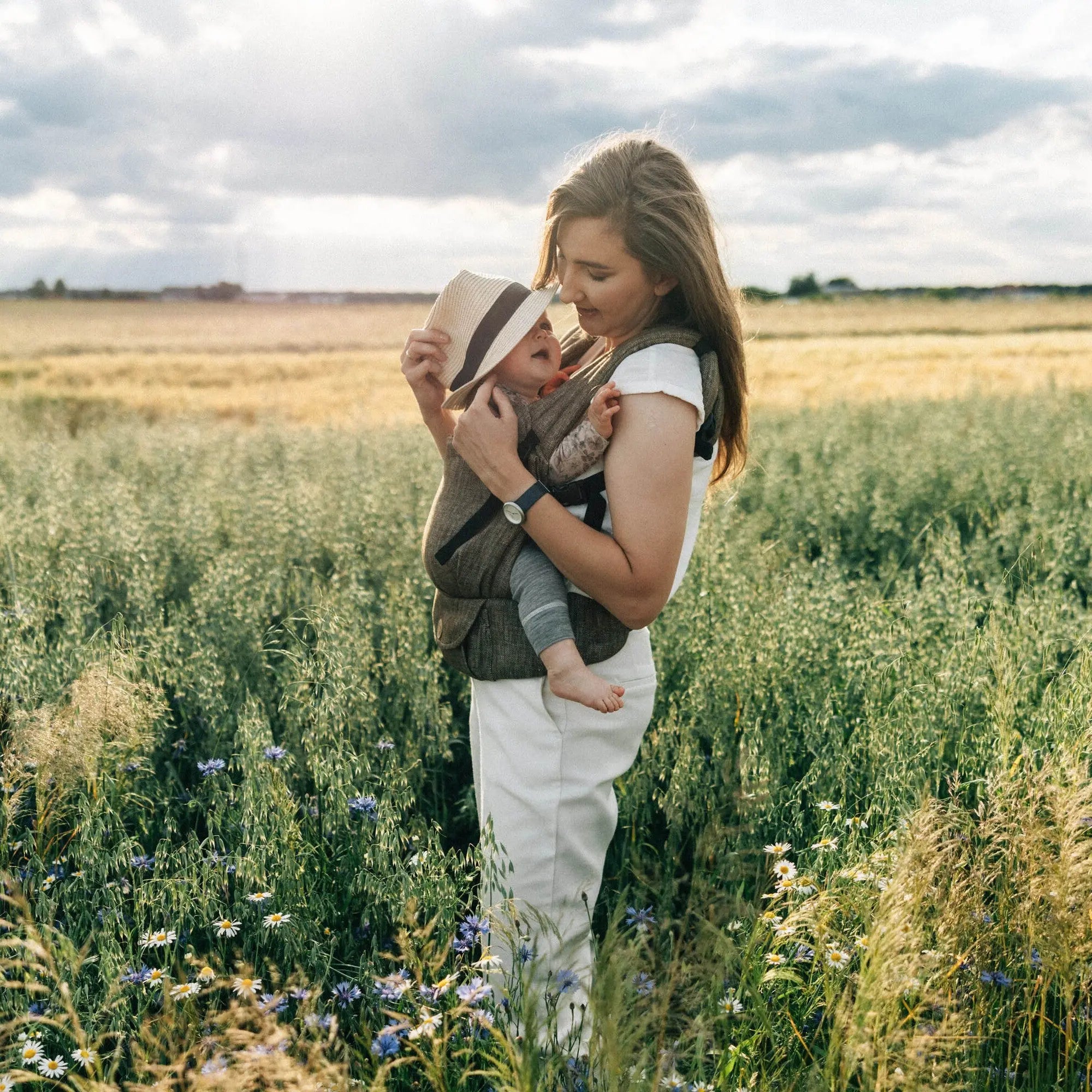 Arrow Wood LennyLight Baby Carrier by LennyLamb LennyLamb