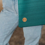 Ombre Green Shopping Bag by LennyLamb LennyLamb