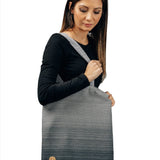 Ombre Grey Shopping Bag by LennyLamb LennyLamb