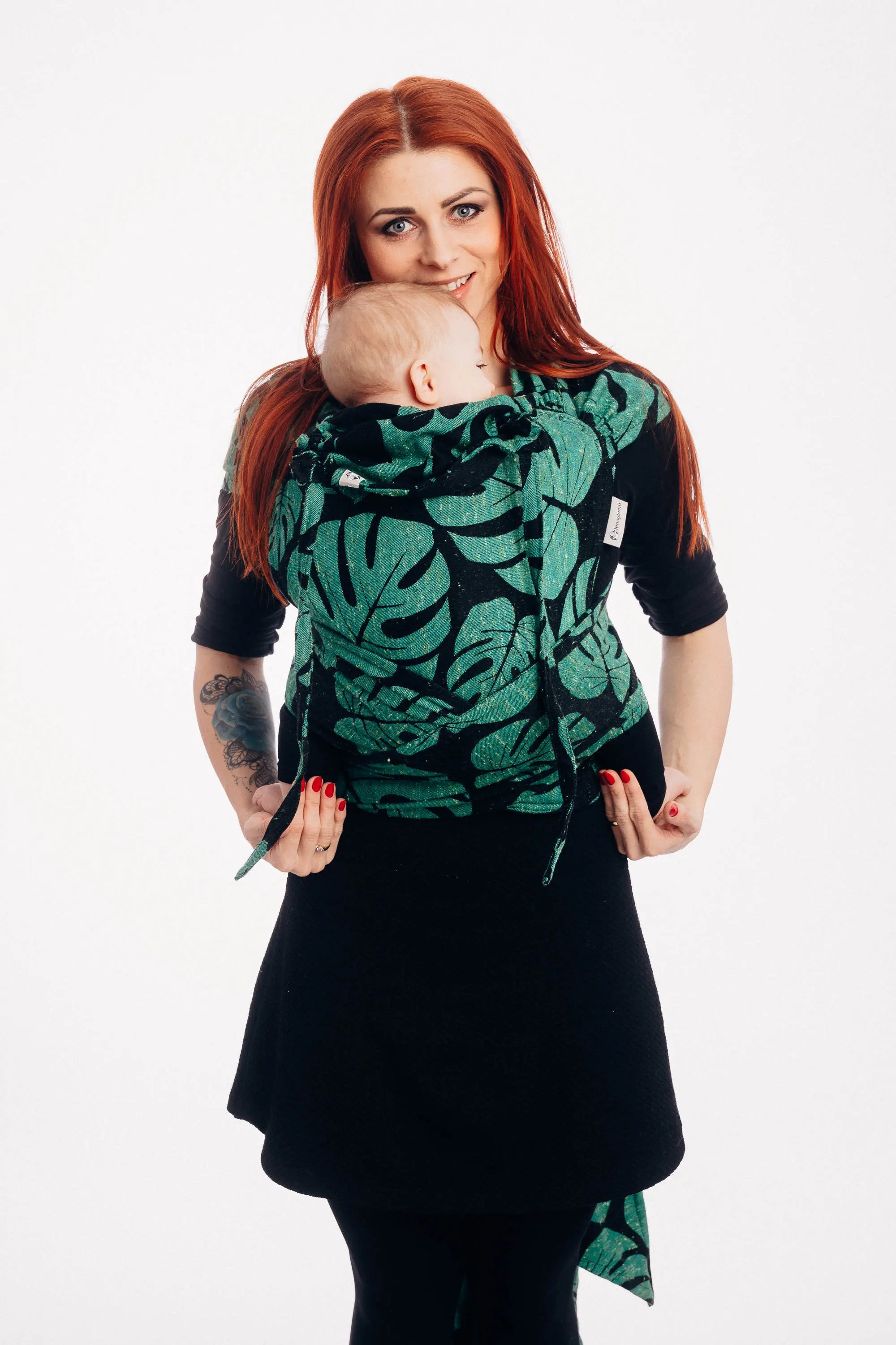 Monstera Urban Jungle Toddler Wrap-Tai Mei Tai by LennyLamb LennyLamb