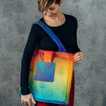 Rainbow Lotus Shoulder Bag by LennyLamb LennyLamb