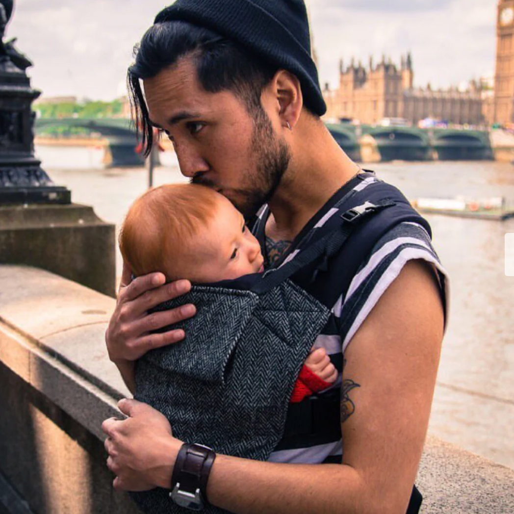 Integra Baby Carrier Harris Tweed Charcoal Integra Baby