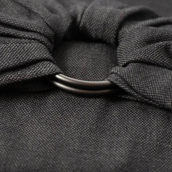 Simple Black Ring Sling by Girasol Girasol