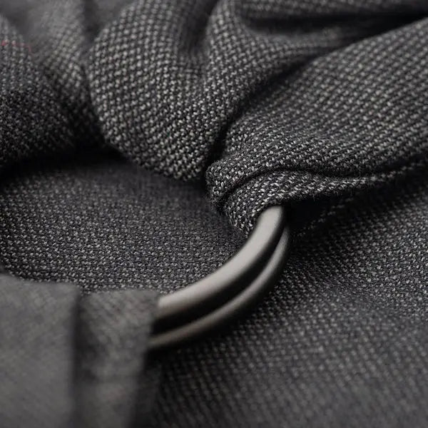 Simple Black Ring Sling by Girasol Girasol