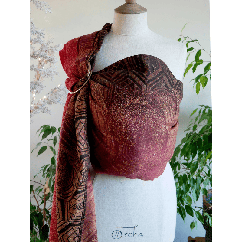 Smaug Gilded Wings Ring Sling by Oscha Oscha