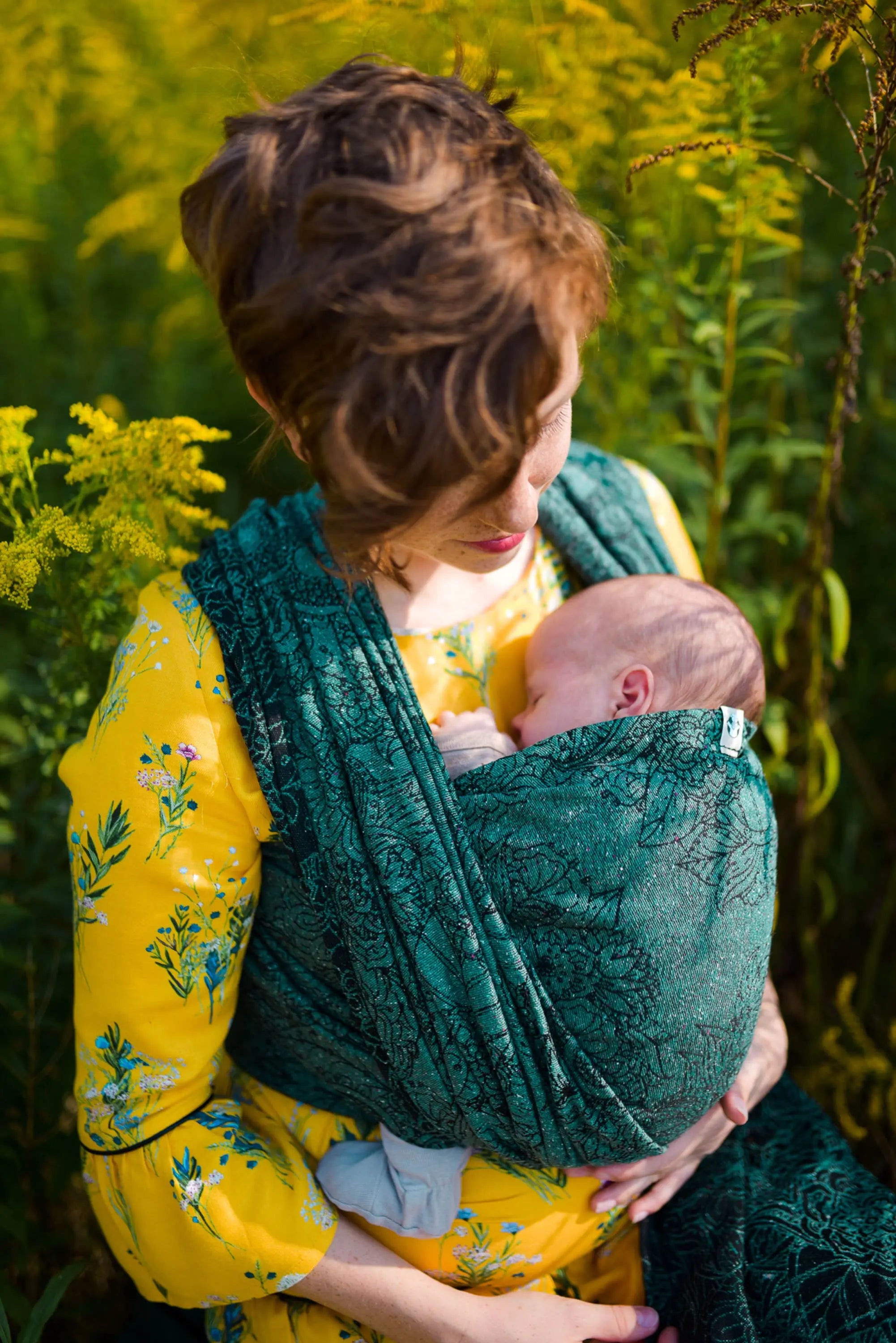 Wild Wine Ivy Woven Wrap by Lennylamb LennyLamb