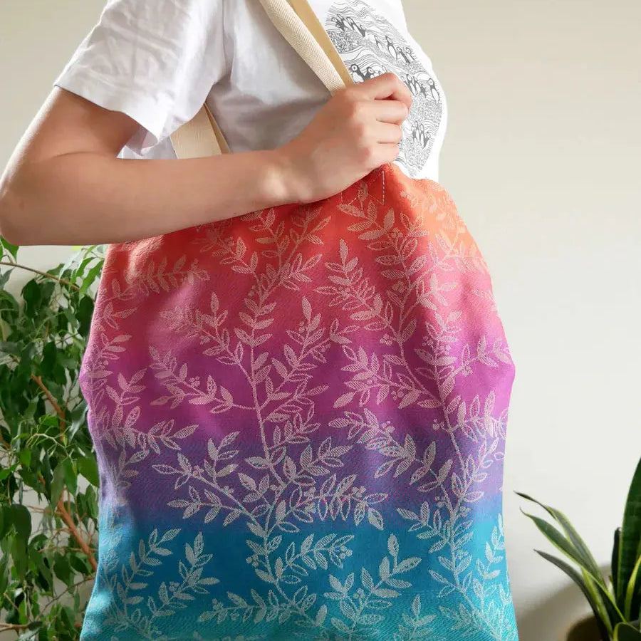 Willow Esprit Jacquard Tote Bag by Oscha Oscha