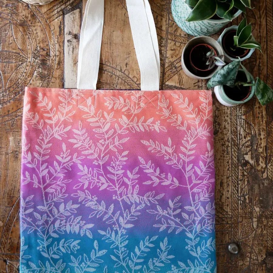 Willow Esprit Jacquard Tote Bag by Oscha Oscha