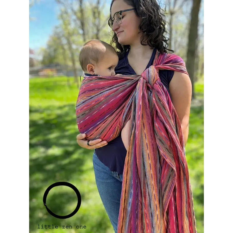 Zunil Woven Wrap by Girasol Little Zen One