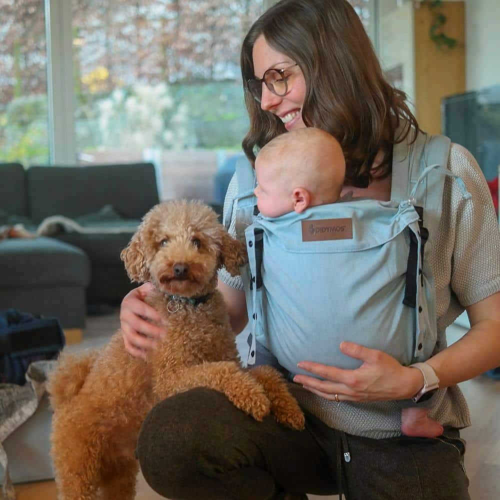 Didymos♡お魚♡ベビーラップ使用　Cute Backle Onbuhimo LennyLamb Ocean DidyFlow Baby by Didymos Half Buckle Carrier