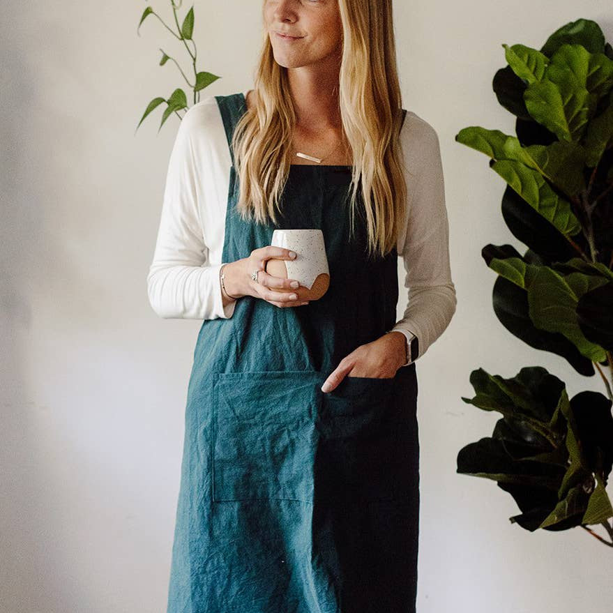 Cross Back Apron Cate Paper Co. at Little Zen One