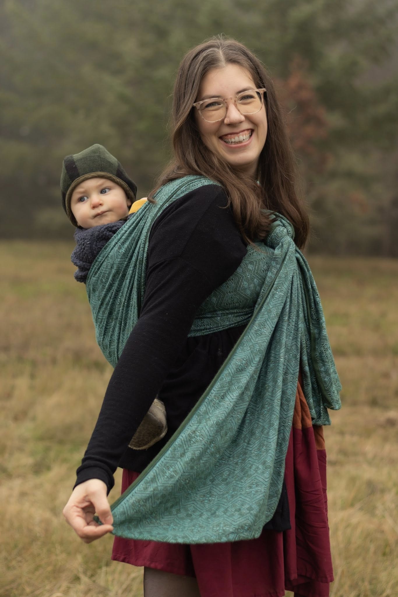Forest Glow 1975 Woven Wrap by Didymos - Little Zen One