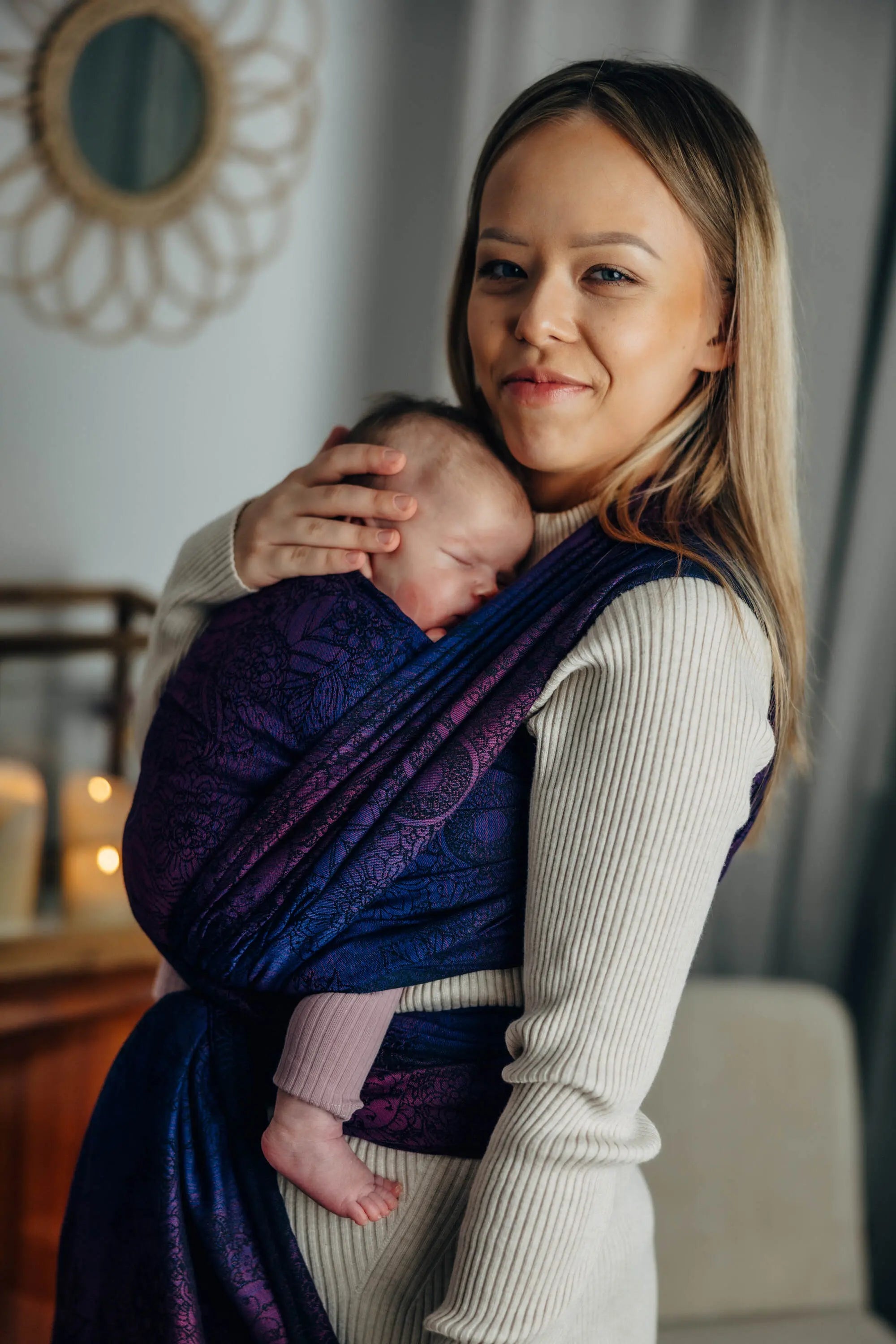 Wild Wine Bouquet Woven Wrap by LennyLamb LennyLamb