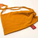 Colorado Mustard Yellow Storage Bag by Girasol Girasol