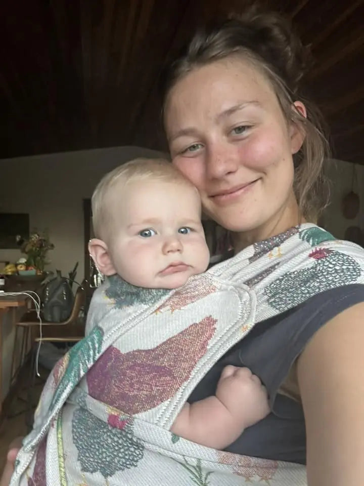 Chickens Exclusive by LennyLamb x Little Zen One Toddler Wrap-Tai LennyLamb