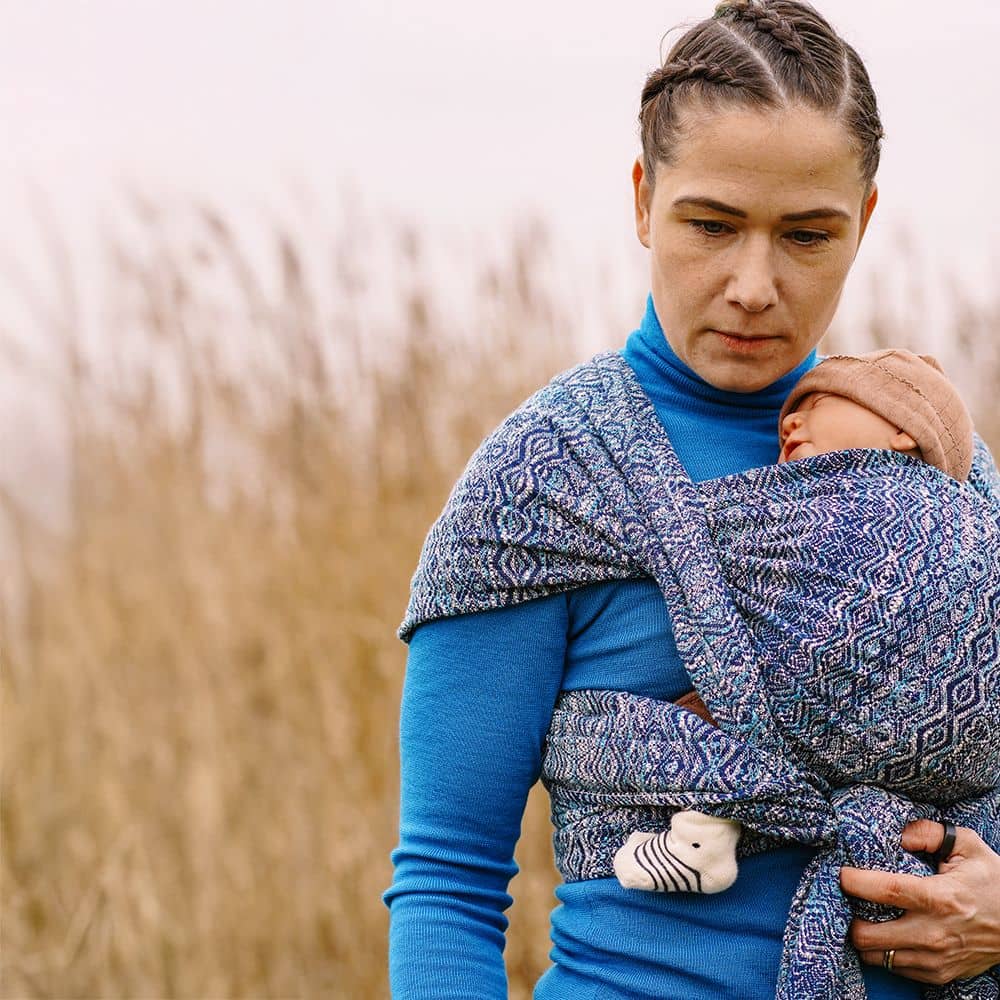 Hedwych Hearts Ocean Soul Woven Wrap | Didymos | LZO – Little Zen One