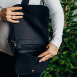 Peacock's Tail Black Opal 2 in 1 City Bag by LennyLamb LennyLamb