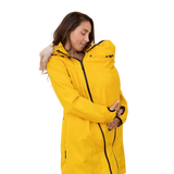 Angel Wings Babywearing Softshell Coat Yellow-Babywearing Outerwear-Angel Wings-canada and usa-Little Zen One-2