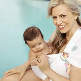 Beachfront Baby Water Ring Sling White Wave-Water Carrier-Beachfront Baby-canada and usa-Little Zen One-2