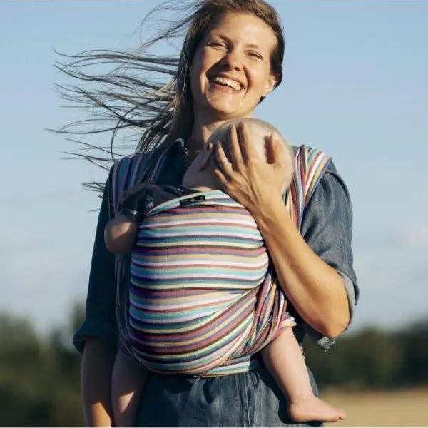 Cleo Stripes Woven Wrap by Didymos - Woven WrapLittle Zen One