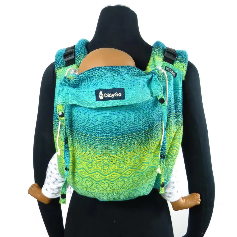 Hearts Malachite DidyGo Onbuhimo by Didymos - OnbuhimoLittle Zen One4048554101633