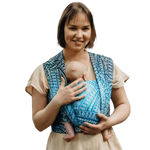 Peacocks Tail Sea Angel Woven Wrap by LennyLamb - Woven WrapLittle Zen One