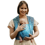 Peacocks Tail Sea Angel Woven Wrap by LennyLamb - Woven WrapLittle Zen One