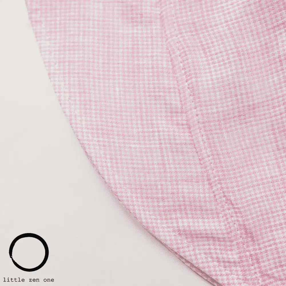 Pink Check Linen Summer Day Bonnet - Baby Carrier AccessoriesLittle Zen One628185436706