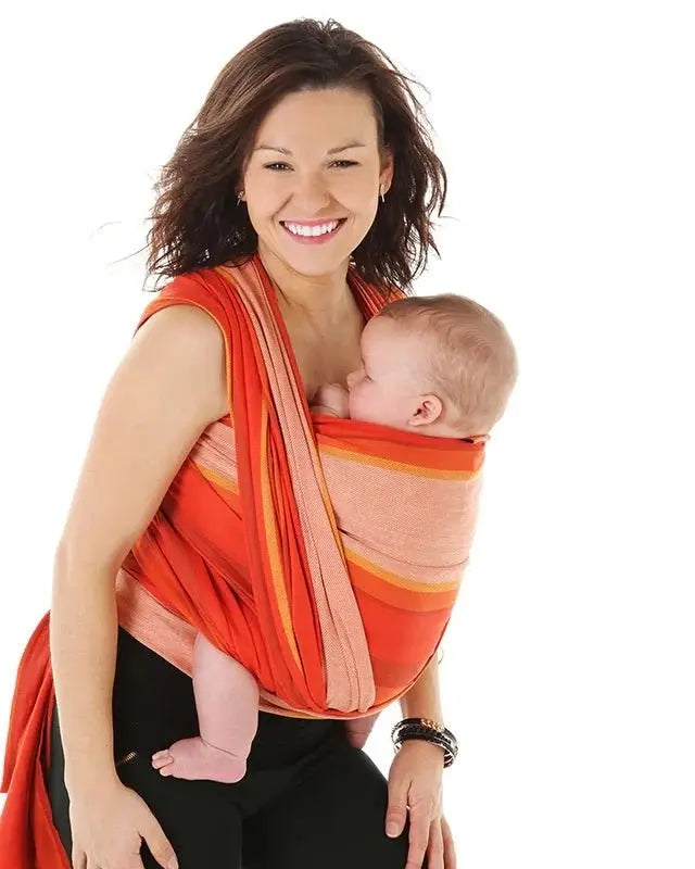 Lime Woven Wrap by Chimparoo Organic Cotton Woven Wrap Little Zen One