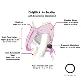 Zephyr DidyKlick 4u Toddler by Didymos - Half Buckle CarrierLittle Zen One4048554883621