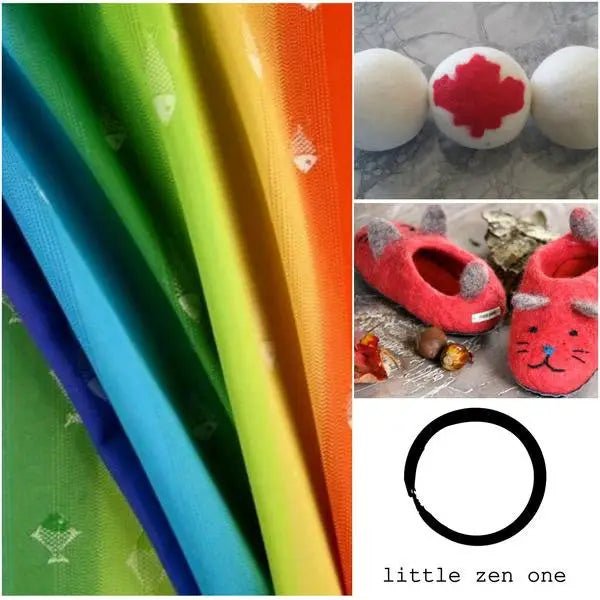 Giveaway - $75 at Little Zen One, Wool Dryer Balls, Wool Slippers - Little Zen One