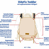 Doubleface Anthracite DidyFix Toddler by Didymos Didymos