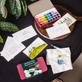 Italian Fields watercolor painting kit Cate Paper Co. at Little Zen One