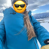 Angel Wings Teal Blue Babywearing Softshell Jacket