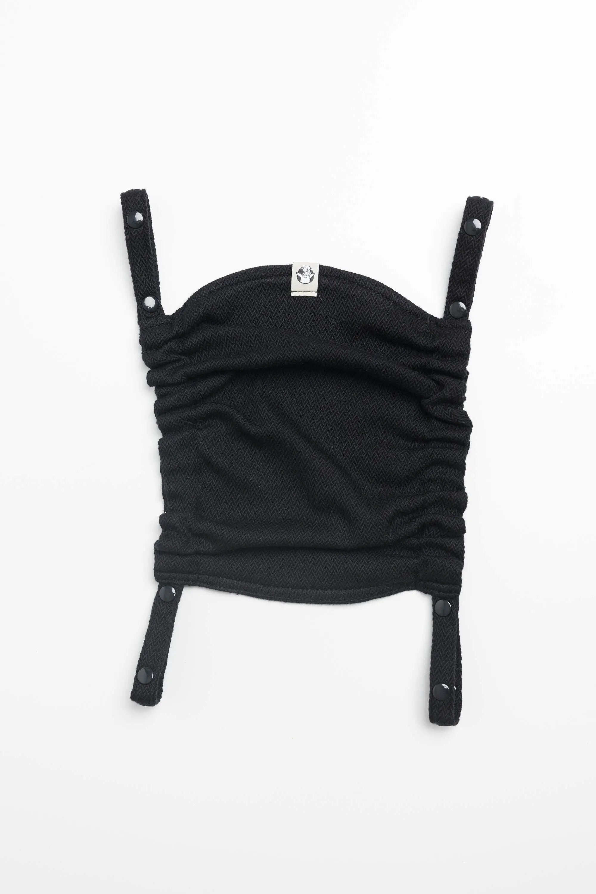 Ebony Black Baby Carrier Hood by LennyLamb LennyLamb