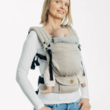 Grey Baby Carrier Hood by LennyLamb