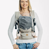 Ombre Grey Baby Carrier Hood By Lennylamb