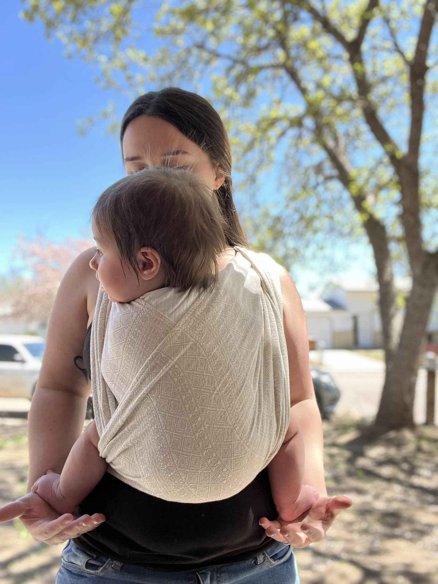 Prima Natural Woven Wrap by Didymos Didymos at Little Zen One