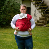 Prima Ruby Red Woven Wrap by Didymos