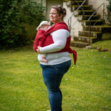 Prima Ruby Red Woven Wrap by Didymos