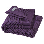 Disana Honeycomb Blanket - Aubergine Disana at Little Zen One