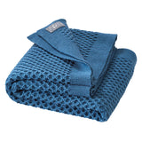 Disana Honeycomb Blanket - Dusty Blue Disana at Little Zen One