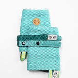 Ombre Green Drool Pads & Reach Straps by LennyLamb