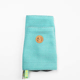 Ombre Green Drool Pads & Reach Straps by LennyLamb
