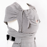 Grey Herringbone WrapMySol Half Buckle by Girasol