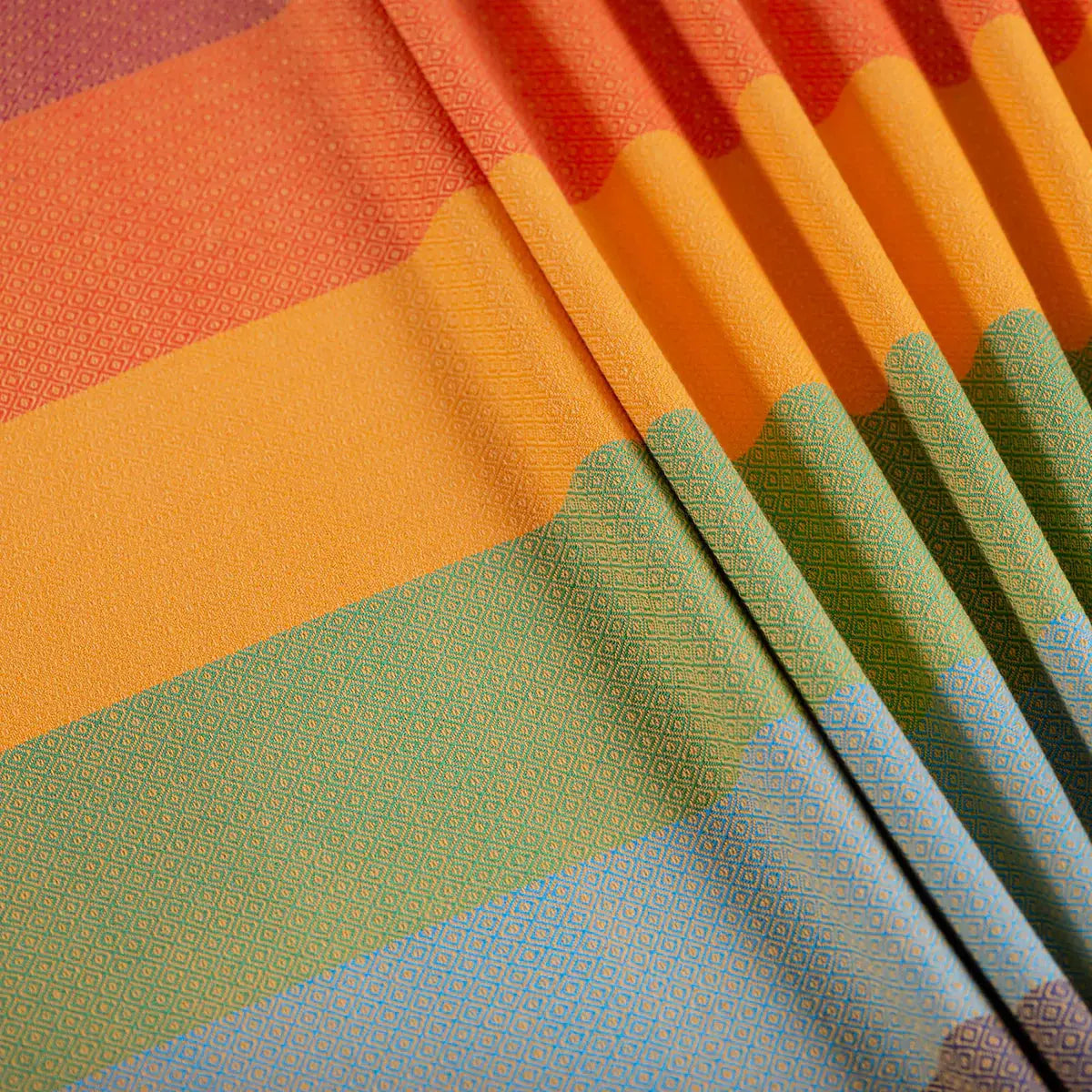 Gold Rainbow Woven Wrap by Girasol Girasol