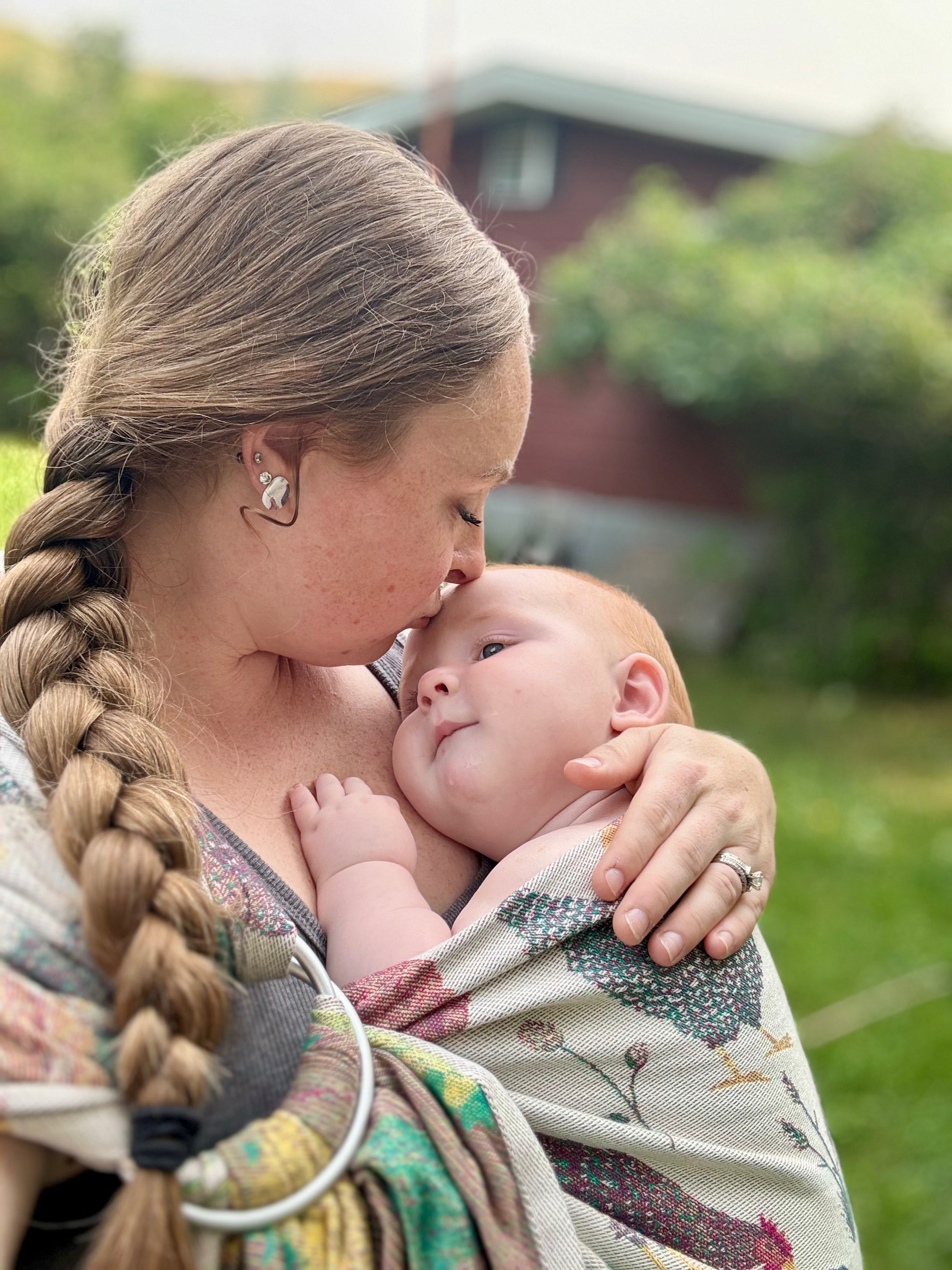 LennyLamb Chickens Ring Sling Baby Carrier | Cotton – Little Zen One