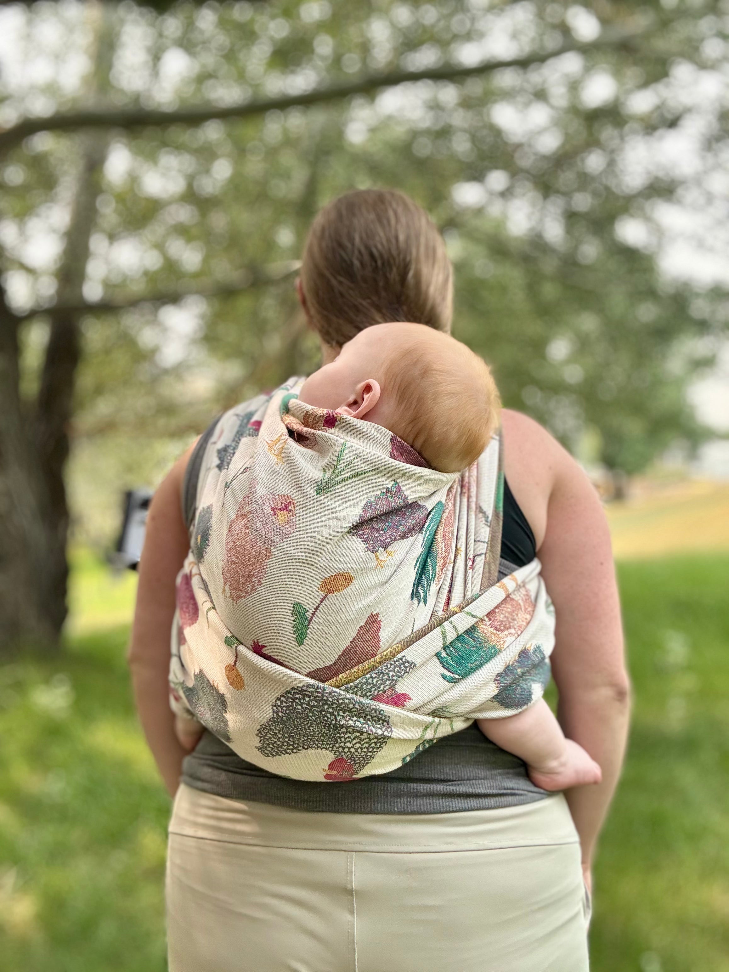 LennyLamb Chickens Woven Baby Wrap | Cotton – Little Zen One