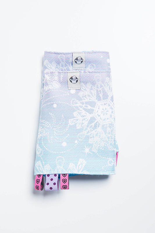 Glittering Snow Queen Drool Pads & Reach Straps by LennyLamb LennyLamb at Little Zen One
