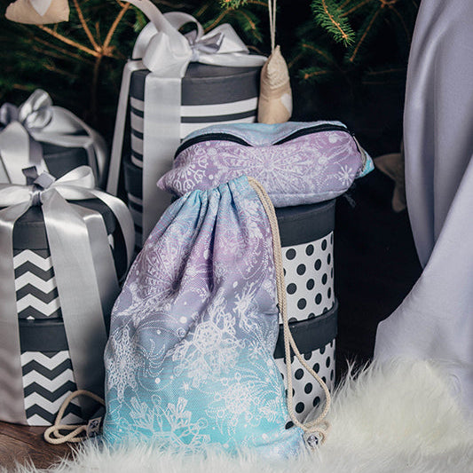 Glittering Snow Queen Sackpack by LennyLamb LennyLamb at Little Zen One